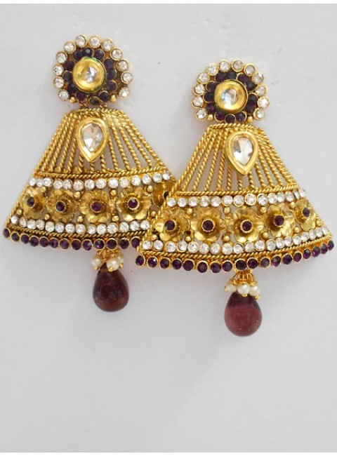 Polki Earrings